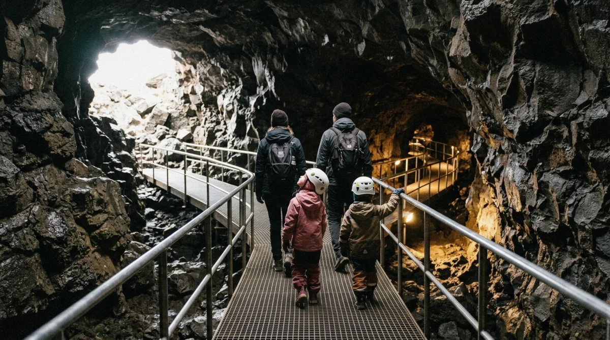 Raufarhólshellir Lava Tunnel With Kids: Ages & Best Tours