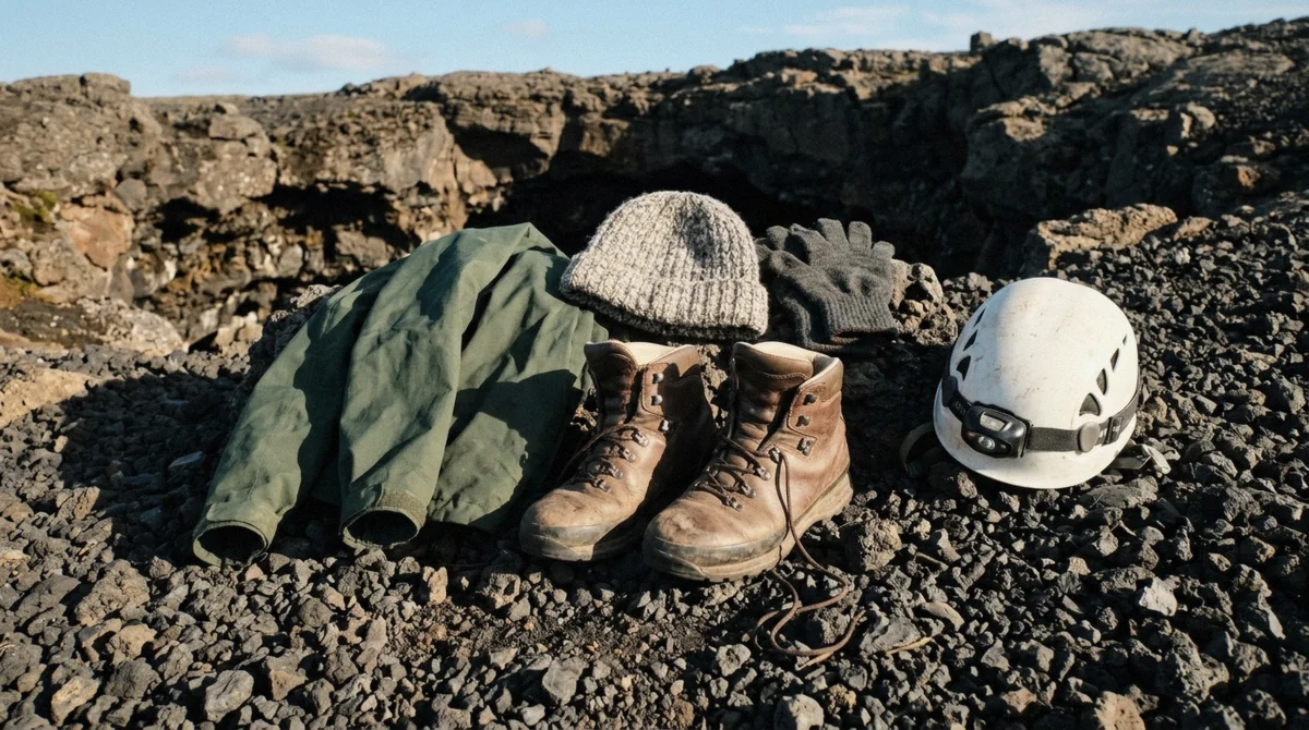 What to Wear in the Raufarhólshellir Lava Tunnel